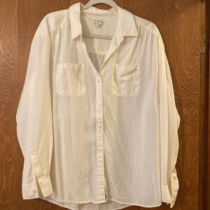 Belk Wonderly Long-Sleeve Button Up Size Large